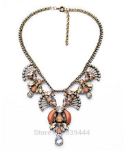 Load image into Gallery viewer, 637 Juicy Grape Jewelry Design Luxury Rhinestone Fan Choker Chunky Necklace