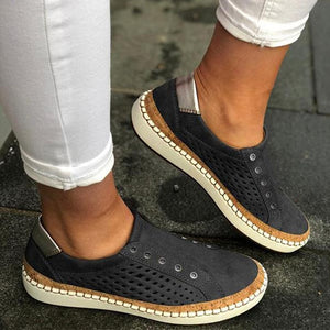 751 Mcckle Shoes Women's Shoes Slip On Hollow Out Flats Loafers Casual Sneakers