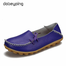 Load image into Gallery viewer, 409 Dobeyping Women&#39;s Flat Loafers Genuine Leather Slip On Shoes