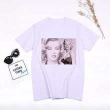 Load image into Gallery viewer, 1277 Zsskasl Women&#39;s Marilyn Monroe Short Sleeve Fun Fashion Photo T-Shirt