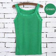 Load image into Gallery viewer, 1201 Women&#39;s Summer Sleeveless Lace Tank Top One Size