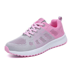 585 Icclek Women's Mesh Breathable Anti Slip Walking Jogging Sneakers Tennis Shoes