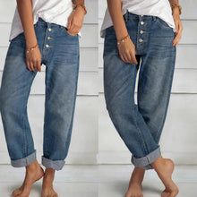 Load image into Gallery viewer, 865 Women&#39;s  High Waist Wide Leg Straight Loose Mom Denim Jeans Pants Plus