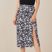Load image into Gallery viewer, 1347 Women&#39;s Lace Mesh High Waist Knee-high Floral Pencil Skirts Plus