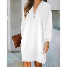 Load image into Gallery viewer, 1339 Women&#39;s Oversize Loose Short Sleeve Beach Dress Top Plus