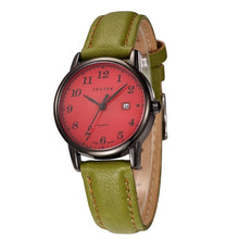 Load image into Gallery viewer, 1060 Top Julius Women&#39;s Japan Quartz Hours Auto Date Leather Strap Wrist Watch