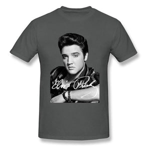 1088 UVRCOS Elvis Presley Rock n Roll 3D Character Short Sleeve T-shirt Plus