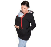 Load image into Gallery viewer, 540 Hecasoty Store Women&#39;s Hooded Lined Cotton Maternity Long Sleeve Hoodie