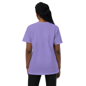 1485 Isabella Saks Branded Unisex garment-dyed pocket t-shirt