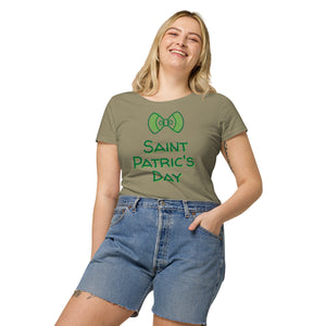 1560 Isabella Saks Branded Sol's Women’s basic organic t-shirt St Patrick's Day