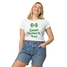 Load image into Gallery viewer, 1560 Isabella Saks Branded Sol&#39;s Women’s basic organic t-shirt St Patrick&#39;s Day
