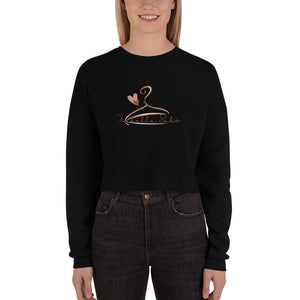 1488 Isabella Saks Branded Bella + Canvas Crop Sweatshirt