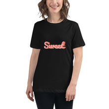 Load image into Gallery viewer, 1562 Isabella Saks Branded Print Sweet Women&#39;s Relaxed T-Shirt