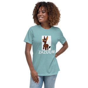 1558 Isabella Saks Branded Women's Relaxed T-Shirt Zazuum Banana Splits
