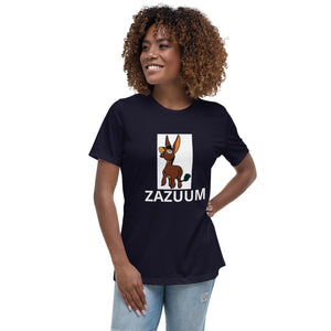1558 Isabella Saks Branded Women's Relaxed T-Shirt Zazuum Banana Splits