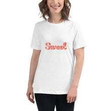 Load image into Gallery viewer, 1562 Isabella Saks Branded Print Sweet Women&#39;s Relaxed T-Shirt